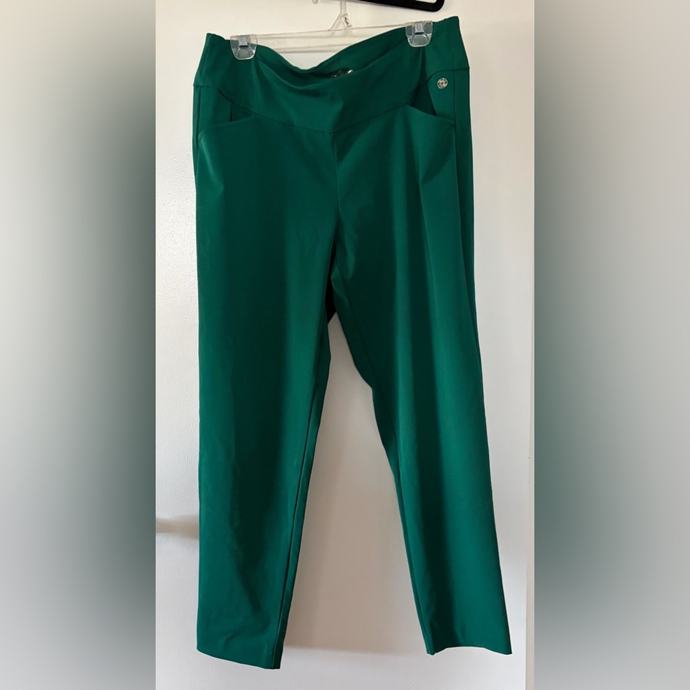 EUC Lilly Pulitzer Lux Corso Pants - Hunter Green - 16